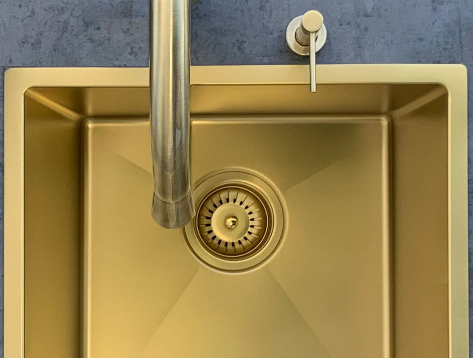 Lavello Kitchen Sink - Single Bowl 450 x 450 - Tiger Bronze