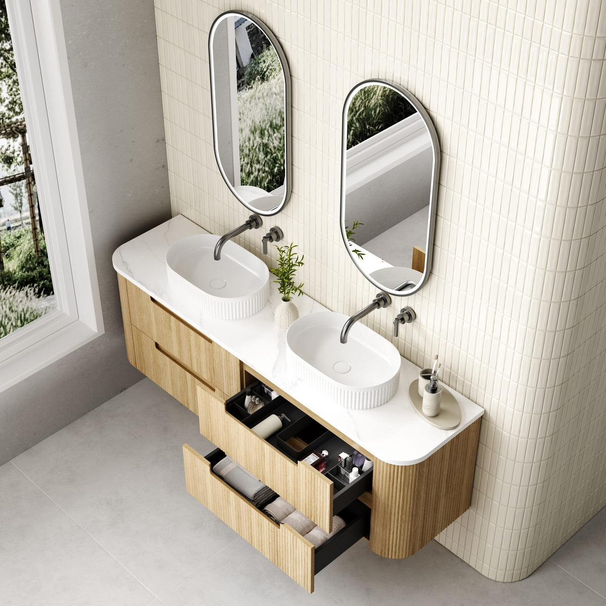 Varcelli Tier Wall Hung 1800mm
