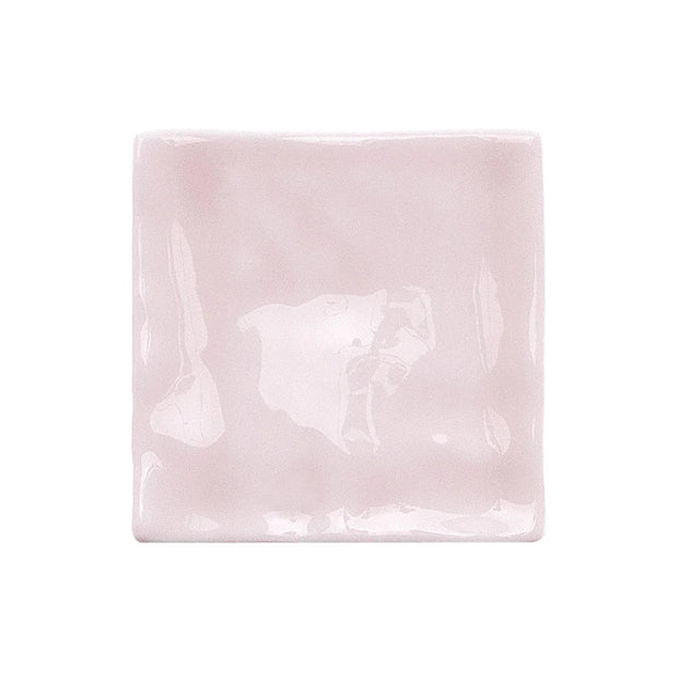 Luxe Blush Pink Gloss Porcelain Tiles 100x100mm tile