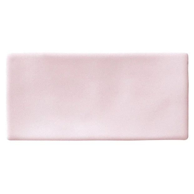 Luxe Blush Pink Matt Porcelain Tiles 76x152mm tile