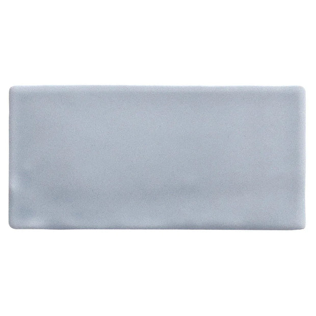 Luxe Sea Blue Matt Porcelain Tiles 76x152mm tile