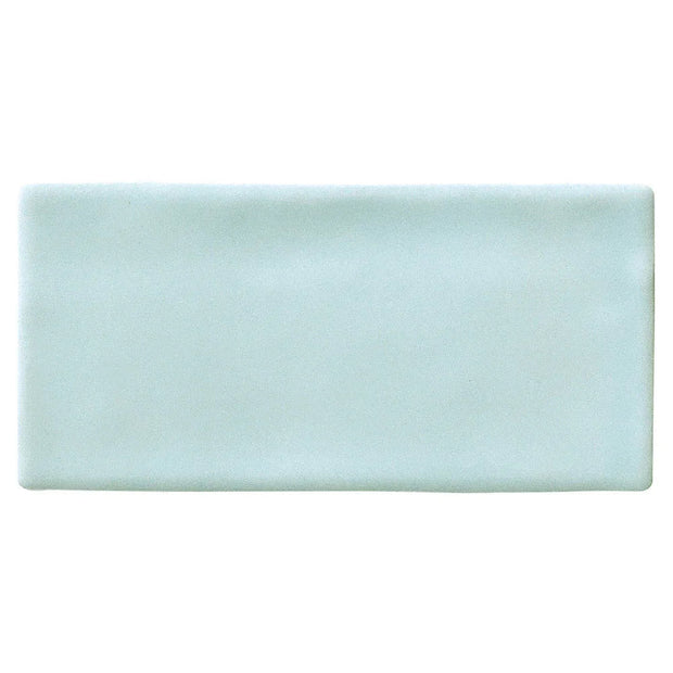 Luxe Sky Blue Porcelain Tiles 76x152mm tile
