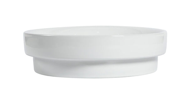 Lvia Round Semi Recess Drop In Ceramic Basin