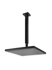 Square Ceiling Shower 300mm rose, 200mm dropper