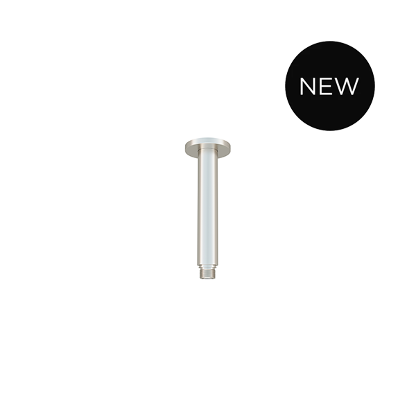 Round Ceiling Shower Arm 150mm in PVD Brushed Nickel