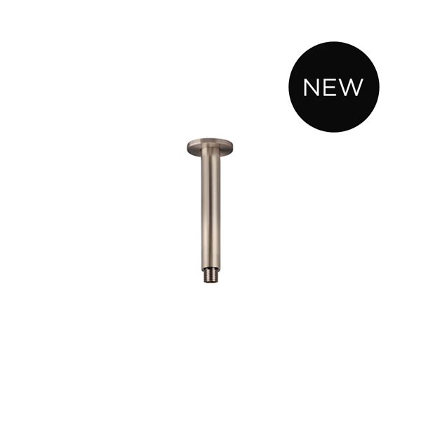 Round Ceiling Shower Arm 150mm in Champagne