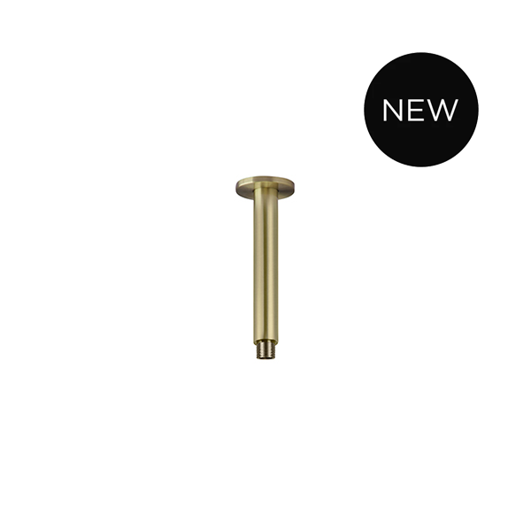 Round Ceiling Shower Arm 150mm in PVD Tiger Bronze