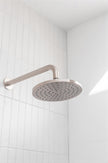 Round Shower Rose 200mm - Champagne