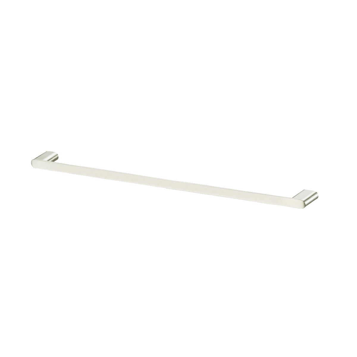 Madrid Single Towel Rail 650mm in Brushed Nickel