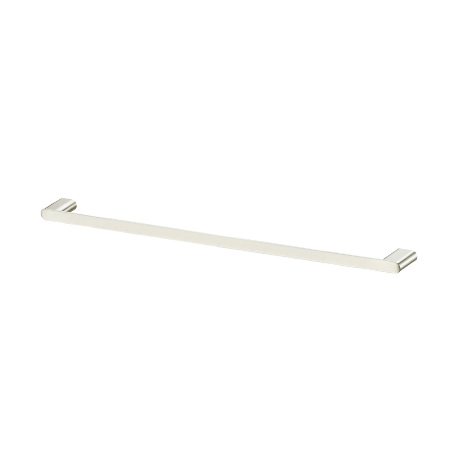 Madrid Single Towel Rail 650mm in Brushed Nickel