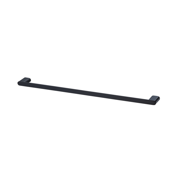 Madrid Single Towel Rail 650mm in Matte Black