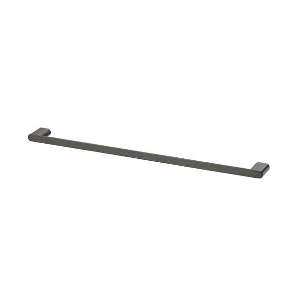 Madrid Single Towel Rail 650mm in Gunmetal