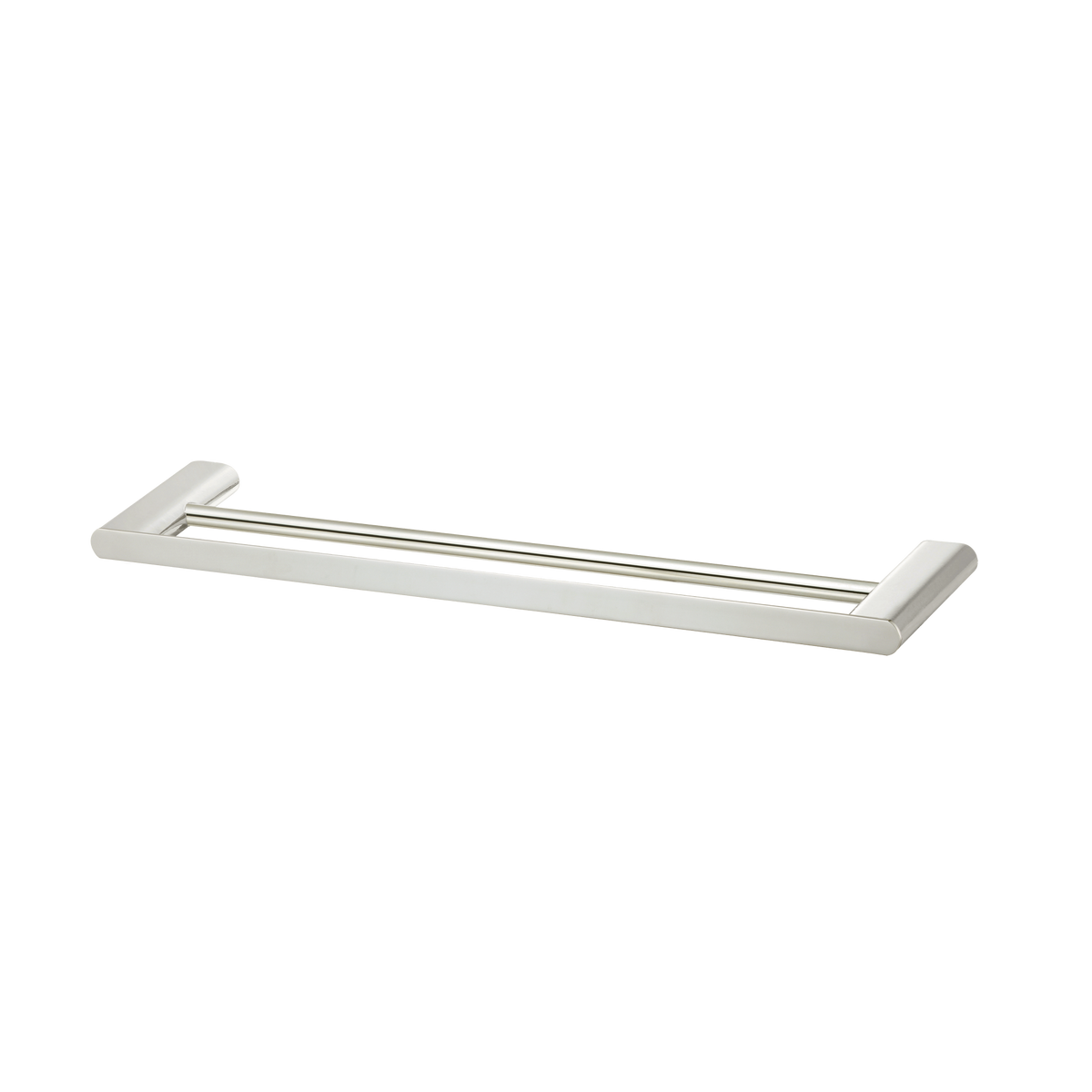 Madrid Double Towel Rail 650mm in Brushed Nickel