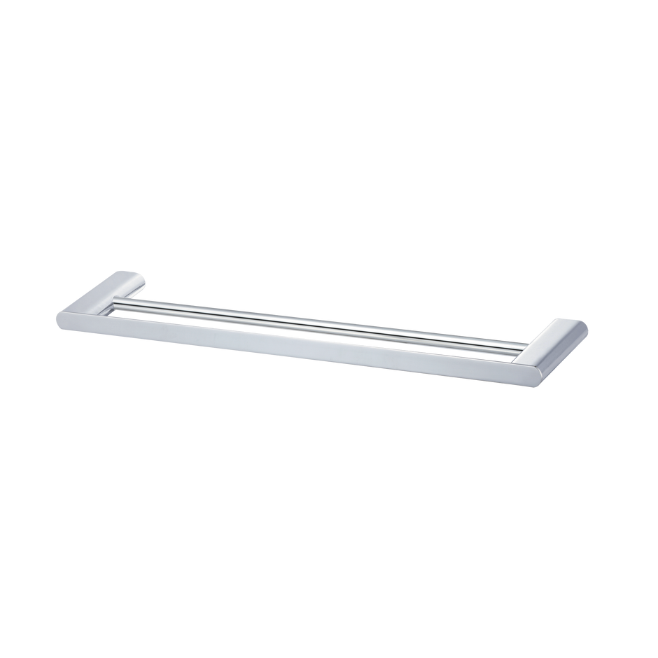 Madrid Double Towel Rail 650mm in Chrome