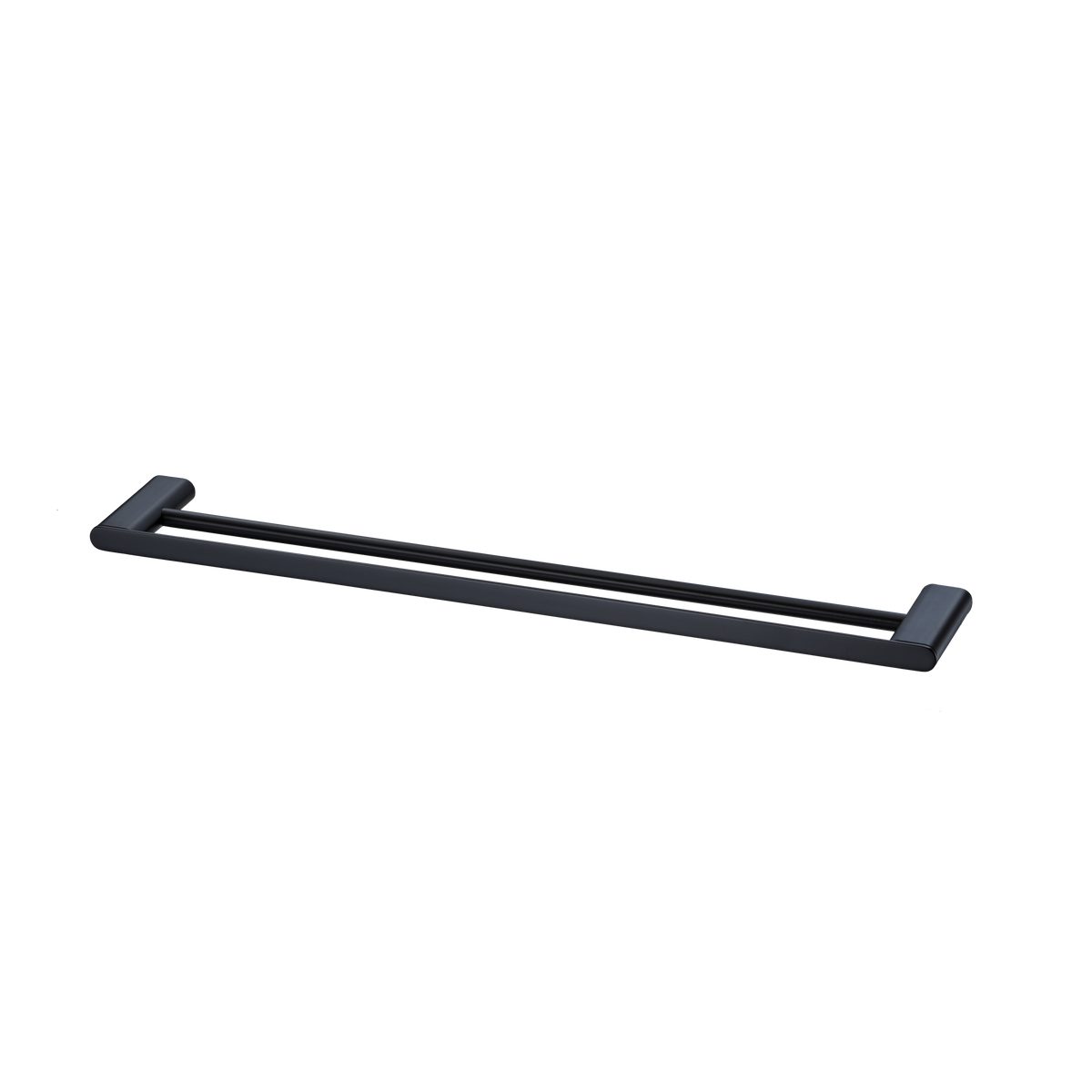 Madrid Double Towel Rail 650mm in Matte Black