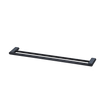 Madrid Double Towel Rail 650mm in Matte Black