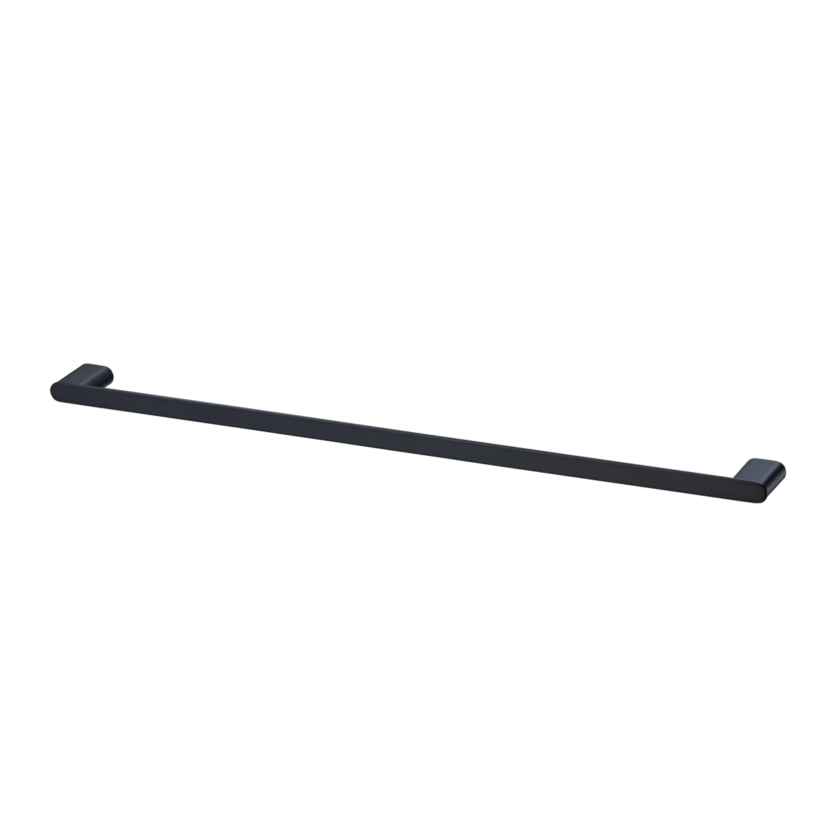 Madrid Single Towel Rail 800mm in Matte Black
