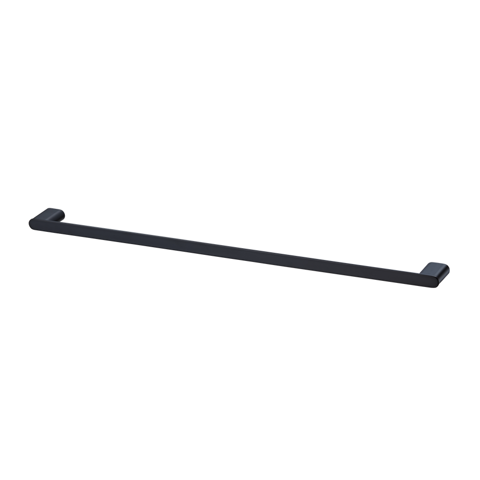 Madrid Single Towel Rail 800mm in Matte Black