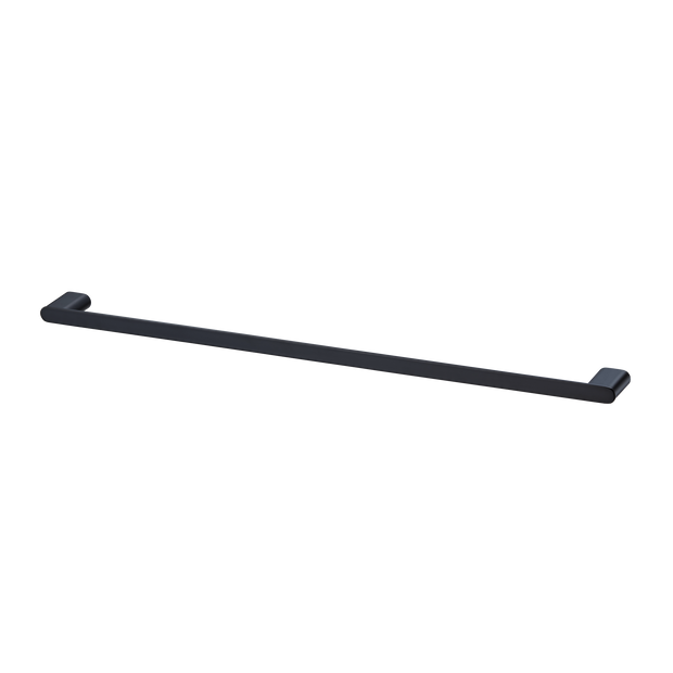 Madrid Single Towel Rail 800mm in Matte Black