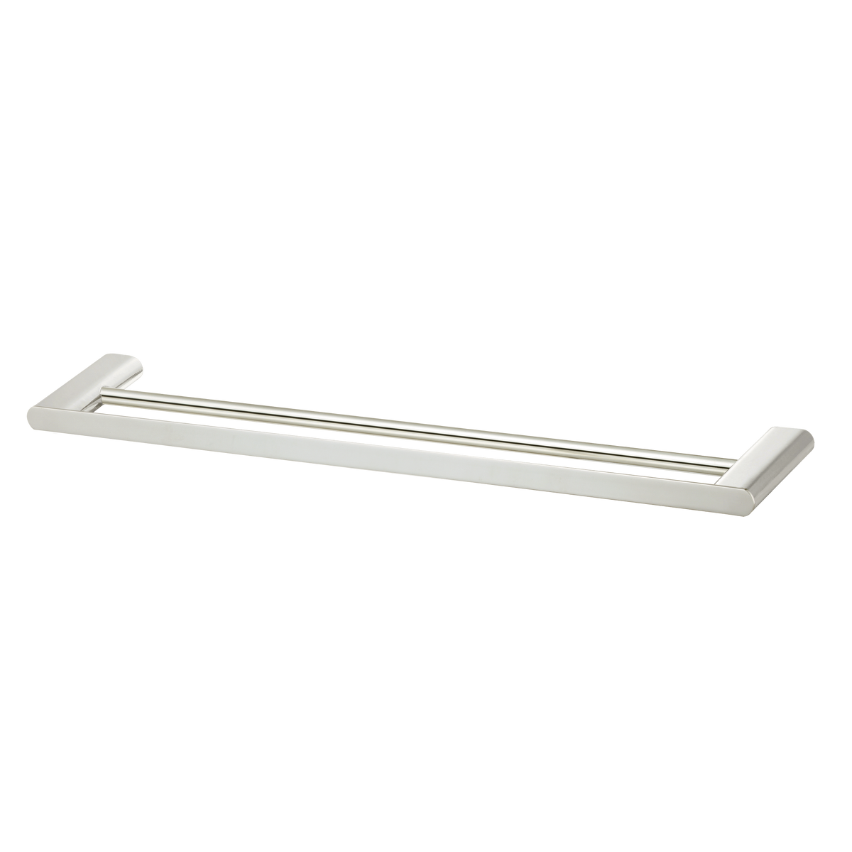 Madrid Double Towel Rail 800mm in Brushed Nickel