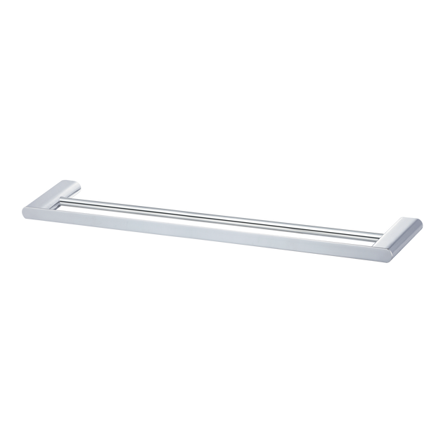 Madrid Double Towel Rail 800mm in Chrome
