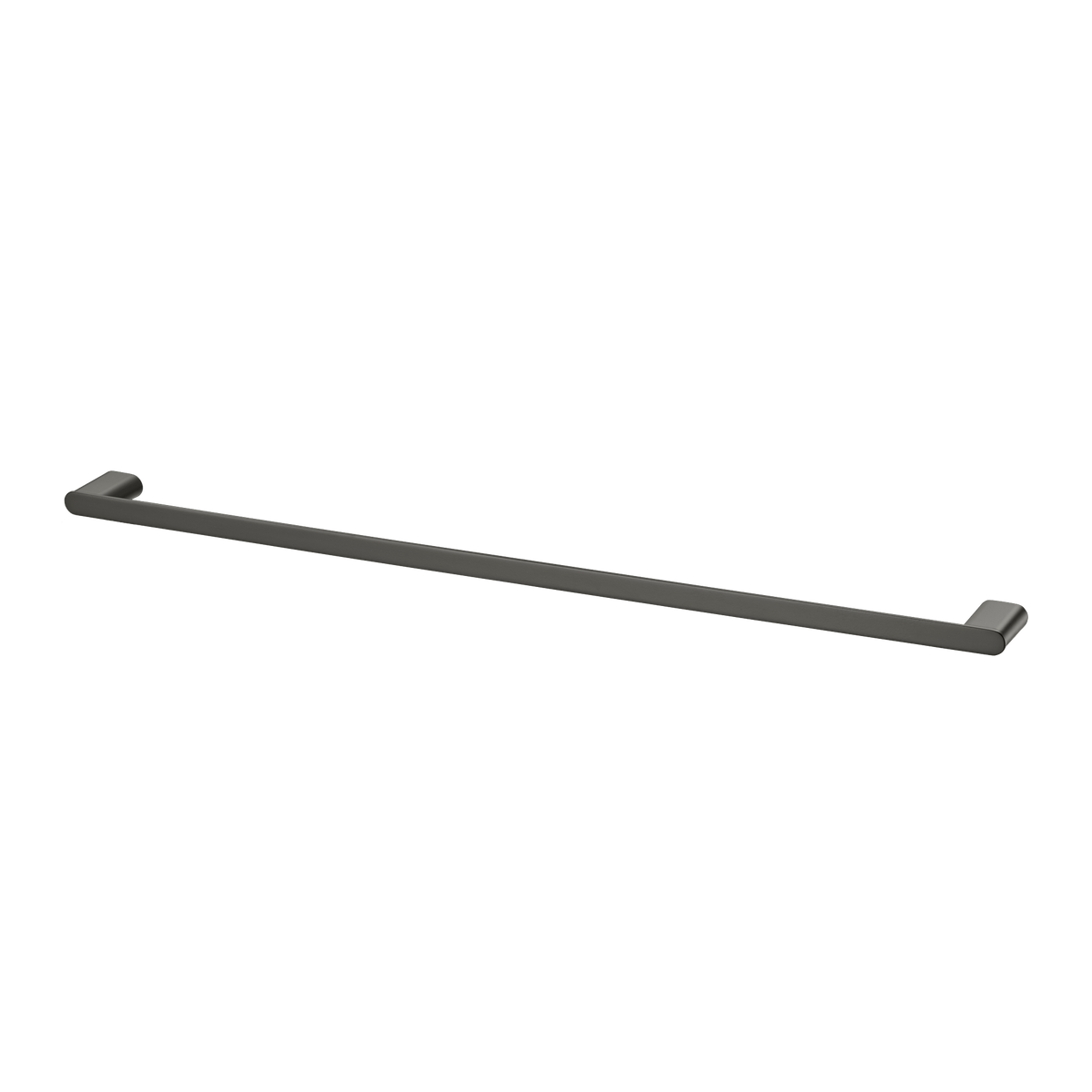 Madrid Single Towel Rail 800mm in Gunmetal