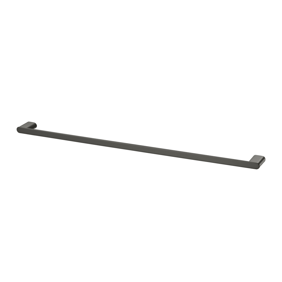 Madrid Single Towel Rail 800mm in Gunmetal