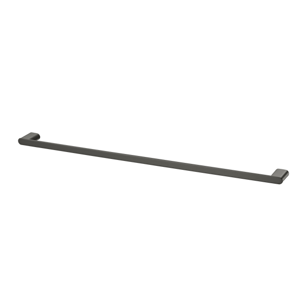 Madrid Single Towel Rail 800mm in Gunmetal