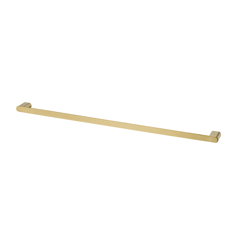 Madrid Single Towel Rail 800mm in Classic Gold