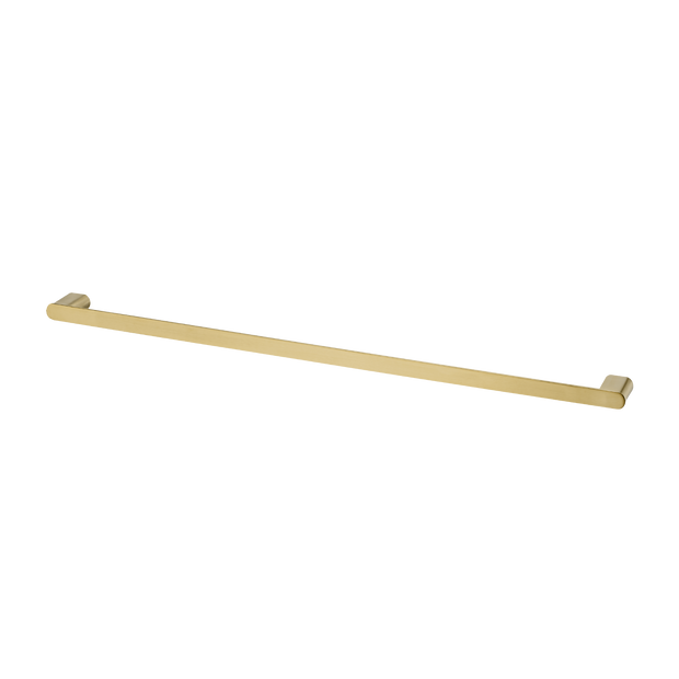 Madrid Single Towel Rail 800mm in Classic Gold