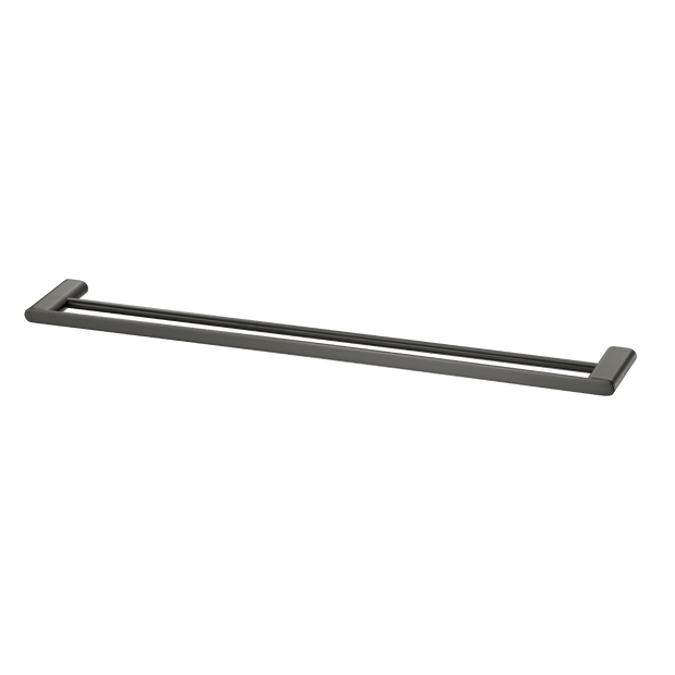 Madrid Double Towel Rail 800mm in Gunmetal