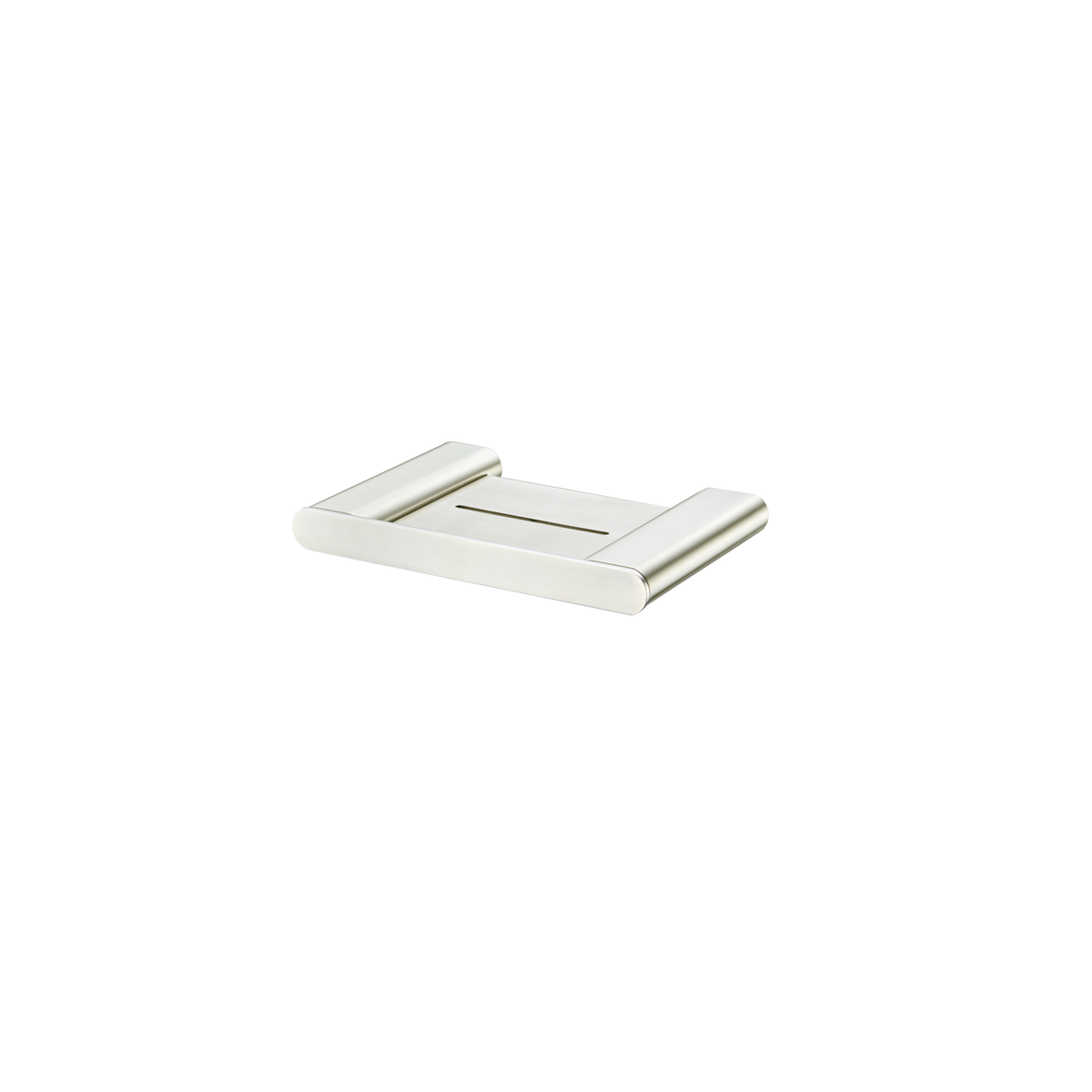 Madrid Soap Holder With Shelf in Brushed Nickel