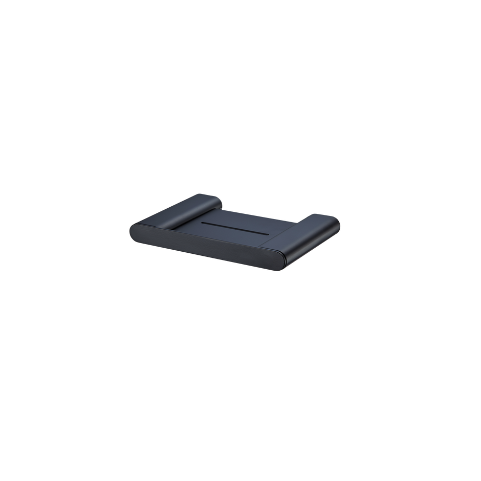 Madrid Soap Holder With Shelf in Matte Black