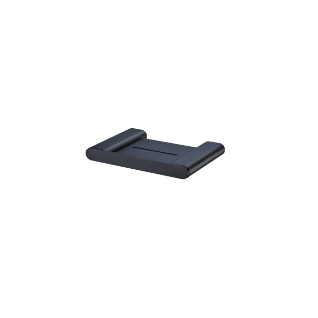 Madrid Soap Holder With Shelf in Matte Black