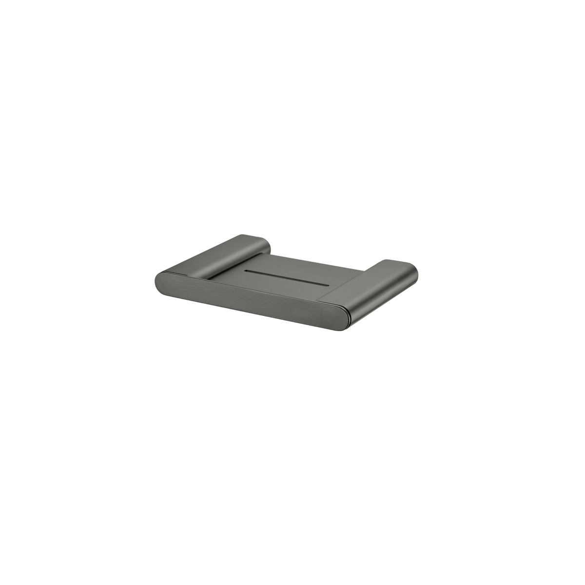 Madrid Soap Holder With Shelf in Gunmetal