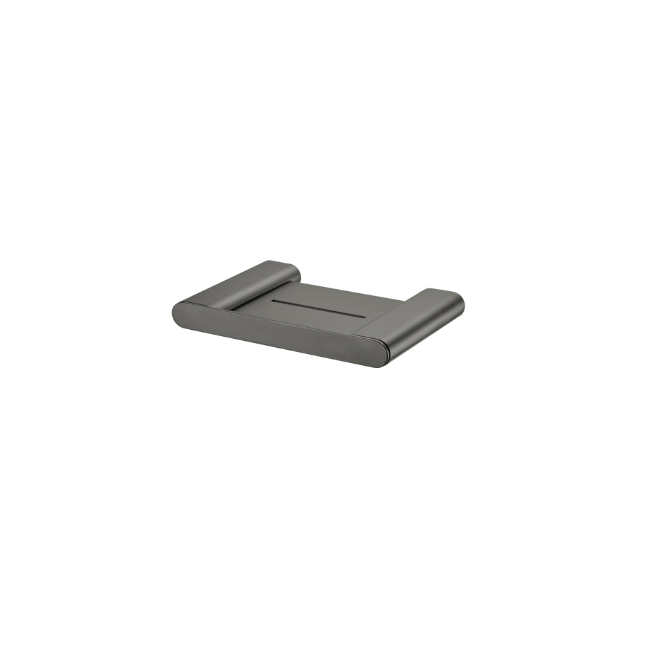 Madrid Soap Holder With Shelf in Gunmetal