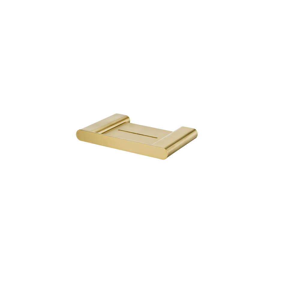 Madrid Soap Holder With Shelf in Classic Gold