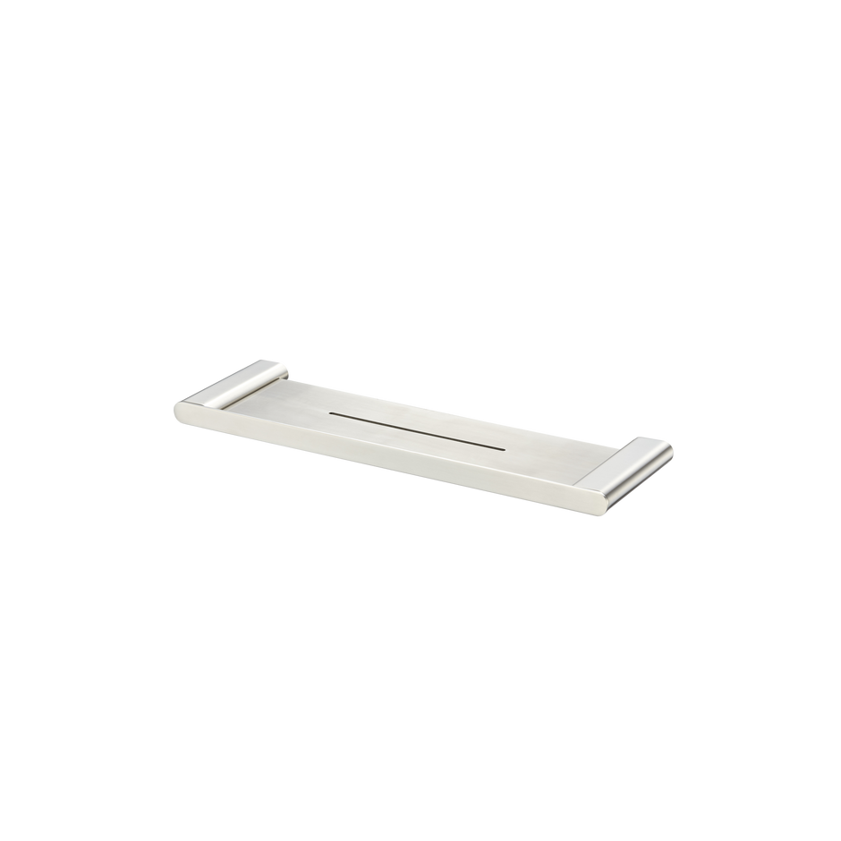 Madrid Metal Shelf 420mm in Brushed Nickel