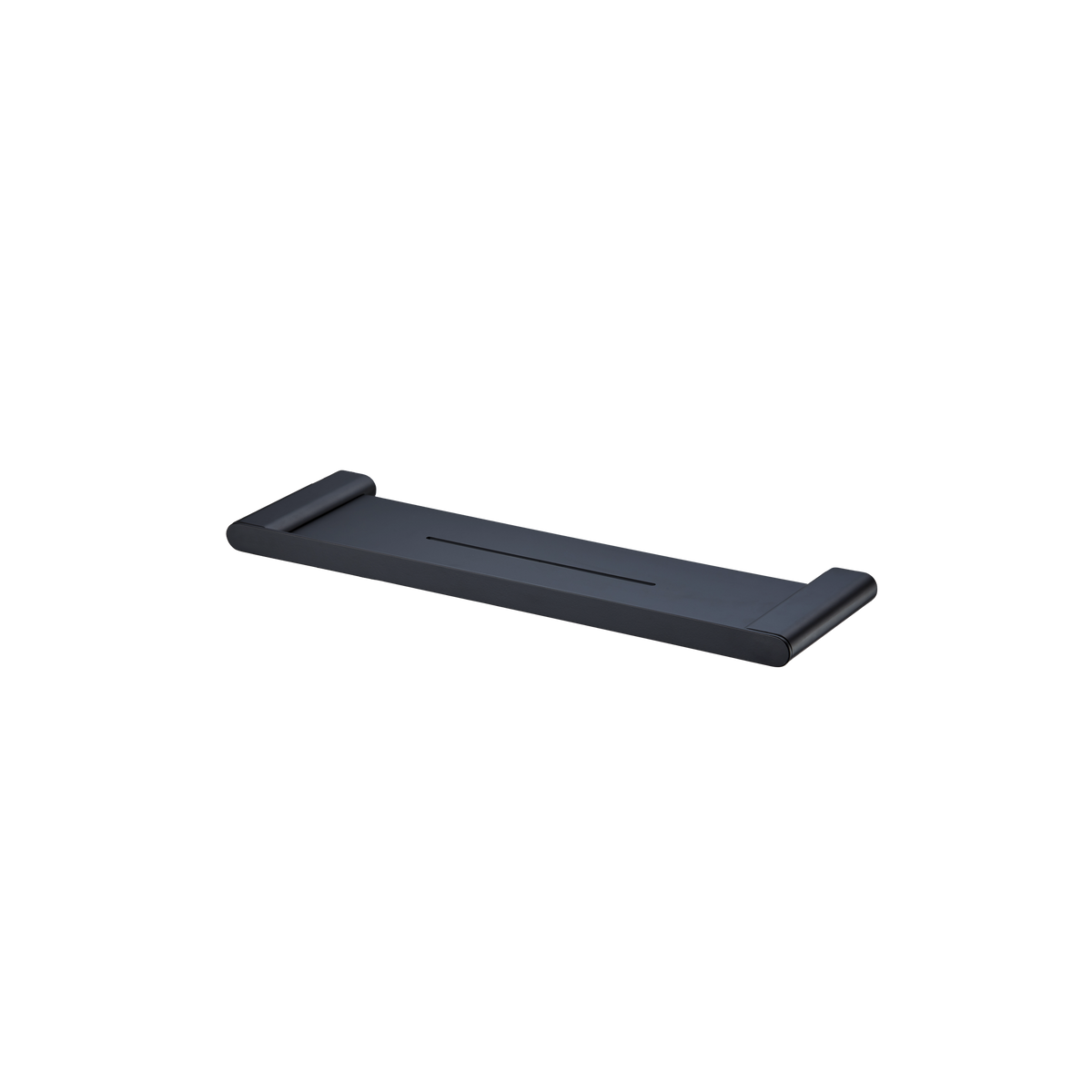 Madrid Metal Shelf 420mm in Matte Black