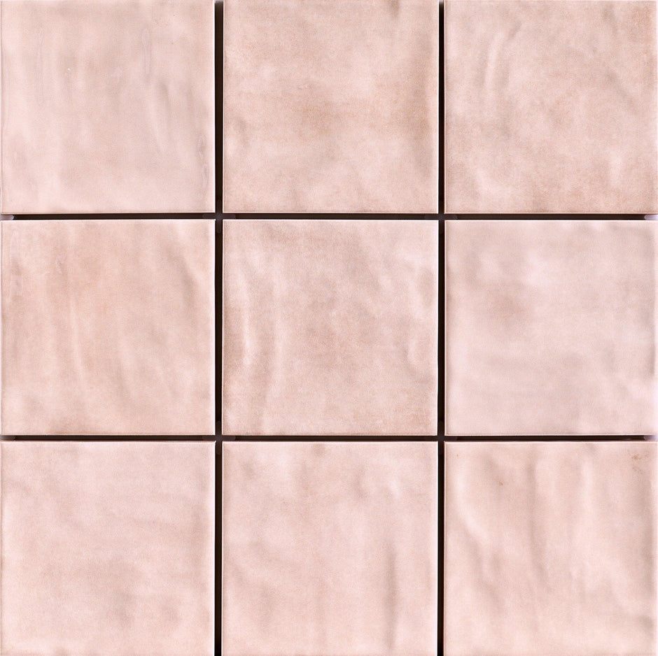 Mallorca Pink Matt Porcelain Tiles 120x120mm tile