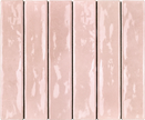 Mallorca Pink Gloss Porcelain Tiles 50x250mm tile