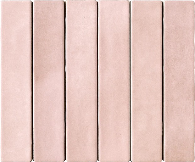 Mallorca Pink Matt Porcelain Tiles 50x250mm tile