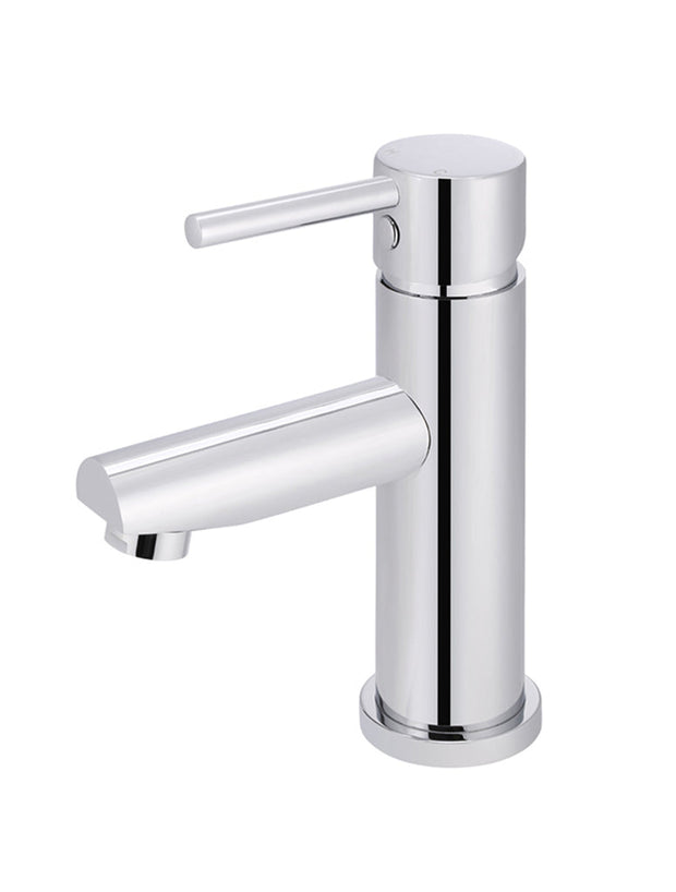 Round Basin Mixer in Polished Chrome