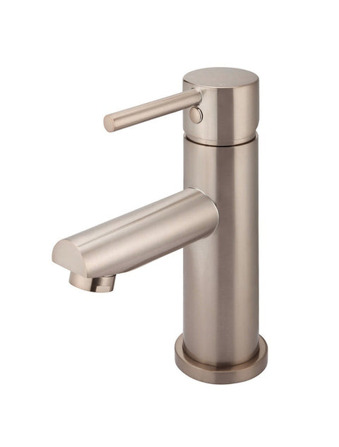 Meir Round Basin Mixer, Champagne