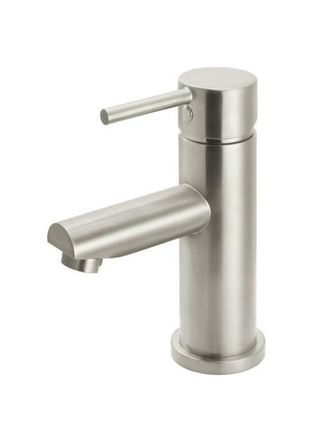 Round Basin Mixer in PVD Brushed Nickel
