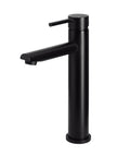 Round Tall Basin Mixer - Matte Black