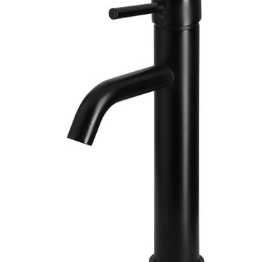 Round Tall Basin Mixer Curved