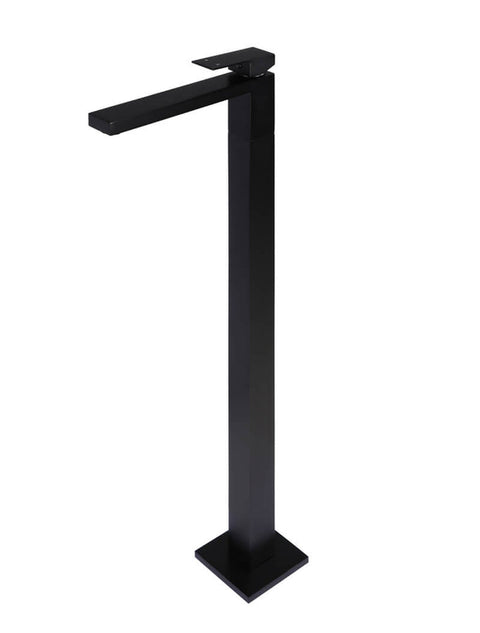 Meir Square Freestanding Bath Mixer in Matte Black