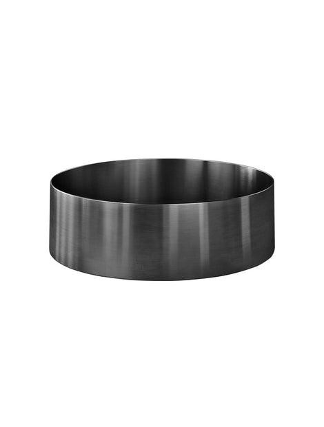 Lavello Round Steel Bathroom Basin 380 x 110 - PVD Shadow