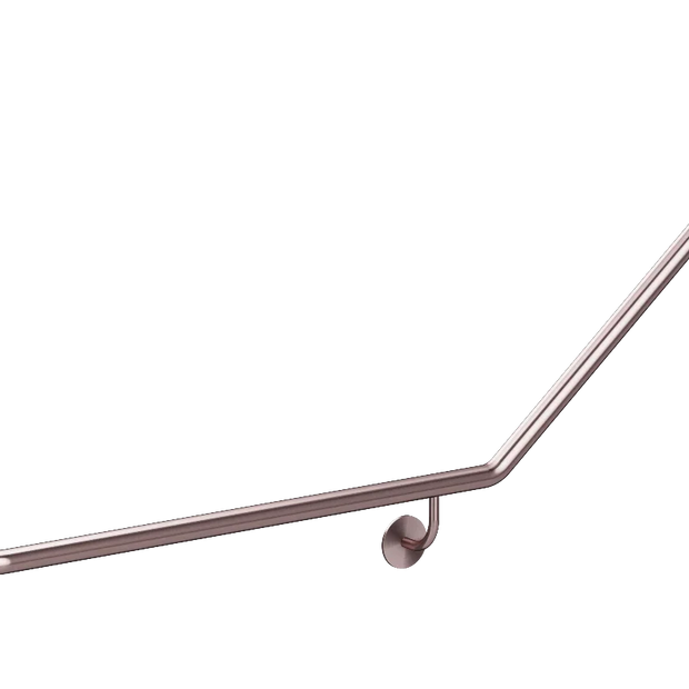 Meir Mobility 40 Degree Left Side Grab Rail - Champagne